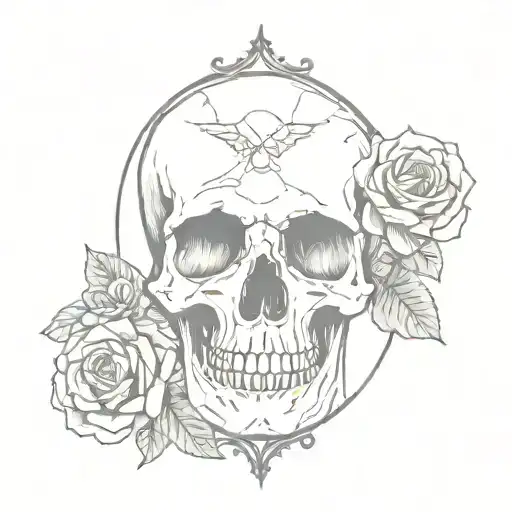 memento mori memento vive tattoo design idea
