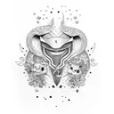 thug love tattoo design idea