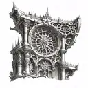 Designing a detailed arm sleeve tattoo that incorporates cathedrals and Leonardo da Vinci involves seamlessly blending t tattoo design idea