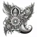 Designing a detailed arm sleeve tattoo that incorporates cathedrals and Leonardo da Vinci involves seamlessly blending t tattoo design idea