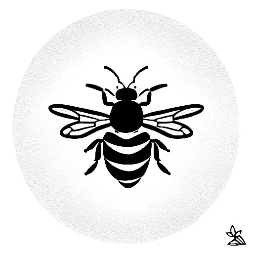 bee japanese tattoo design idea