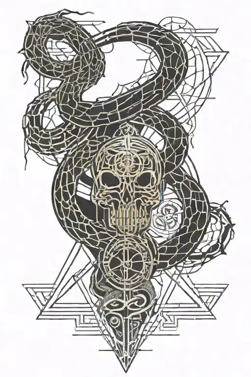 world serpent tattoo tattoo design idea