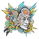 Ayansh tattoo design idea