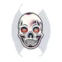 ski mask tattoo design idea