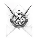 Adolf Hitler tattoo design idea