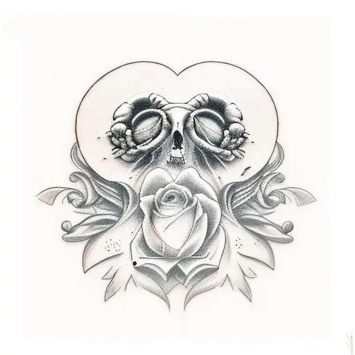 life and death , love and betrayal  tattoo design idea
