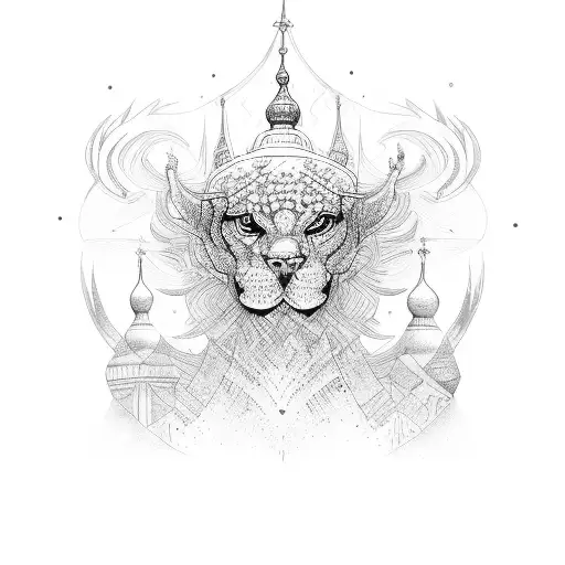 Russia tattoo design idea