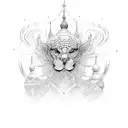 Russia tattoo design idea