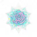 A new-school design featuring a constellation made up of roses and stars tattoo design idea