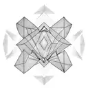 3 Triangle simple tattoo design idea