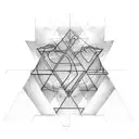 3 Triangle simple tattoo design idea