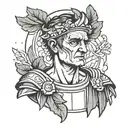 caesar julius caesar tattoo design idea