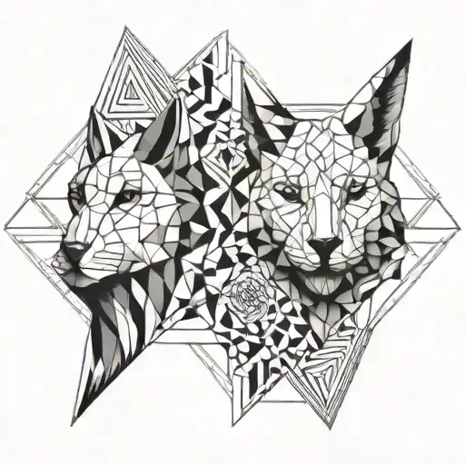 Phoebe and Oscar  tattoo design idea