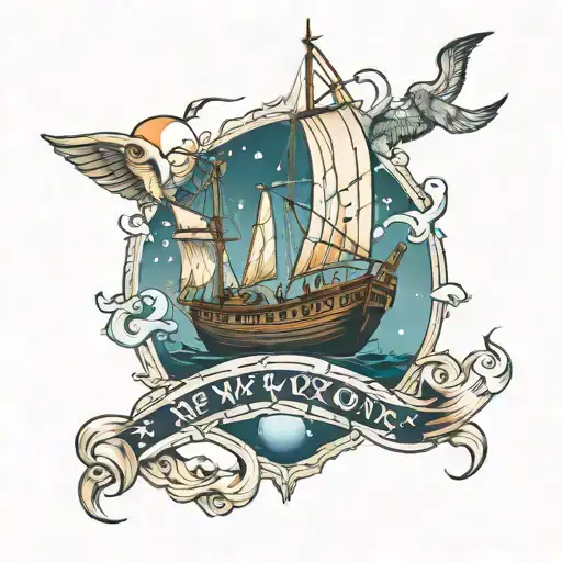new horizons tattoo design idea