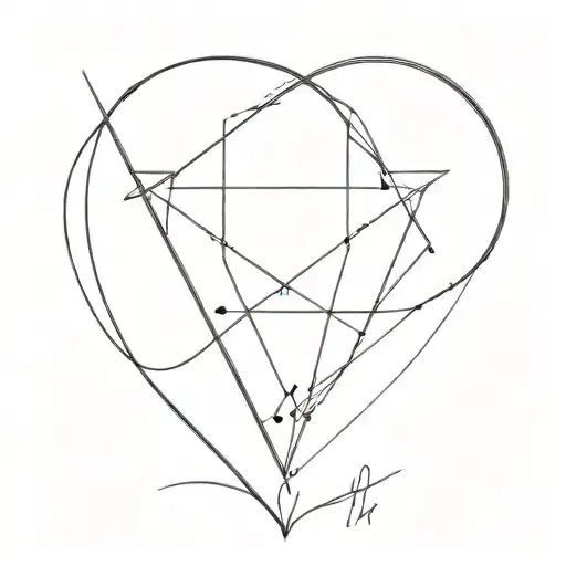 It's not easy for me to talk about I have heavy heartstrings I'm not simple, it's trigonometry It's hard to express I ca tattoo design idea