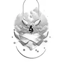 combine the letters: R,N,A,O,T tattoo design idea