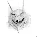 combine the letters: R,N,A,O,T tattoo design idea