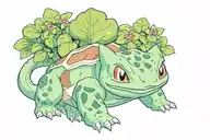 Bulbasaur tattoo design idea