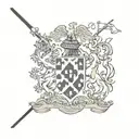 Maryland flag tattoo design idea