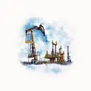 oilfield tattoo design idea