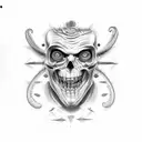 dental doctor from hell tattoo design idea