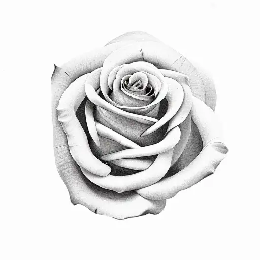 roses on a vine tattoo design idea
