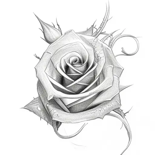 red ink rose vine spine tattoo tattoo design idea