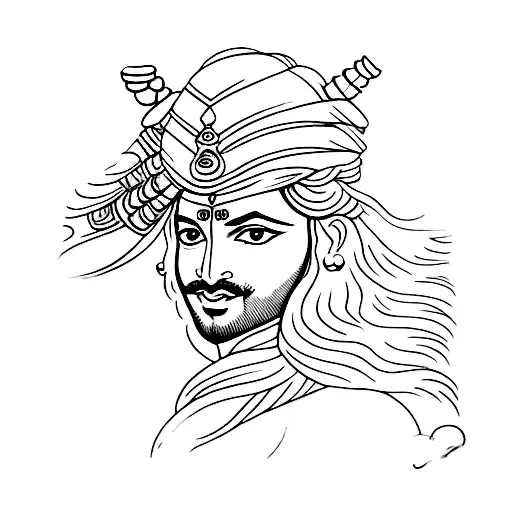 karan from mahabharat tattoo design idea