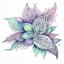 Henna tattoo design idea