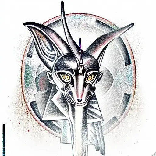 Anubis tattoo design idea