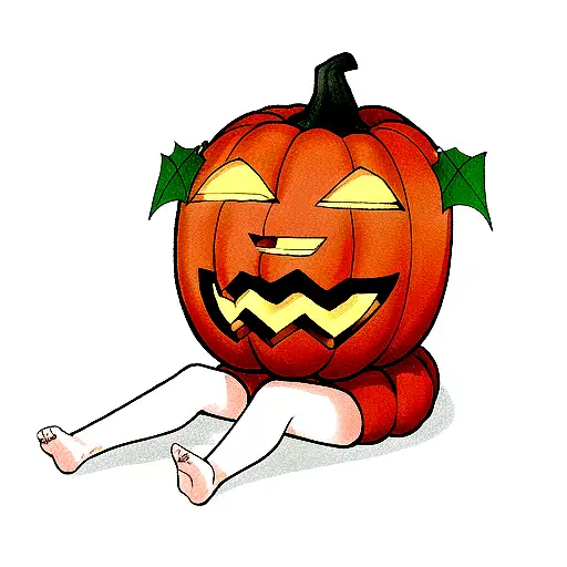 Jack O'Lantern tattoo design idea