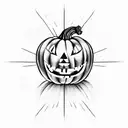Jack O'Lantern tattoo design idea
