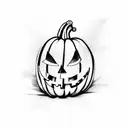 Jack O'Lantern tattoo design idea