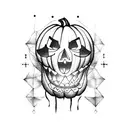 Jack O'Lantern tattoo design idea