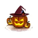 Jack O'Lantern tattoo design idea