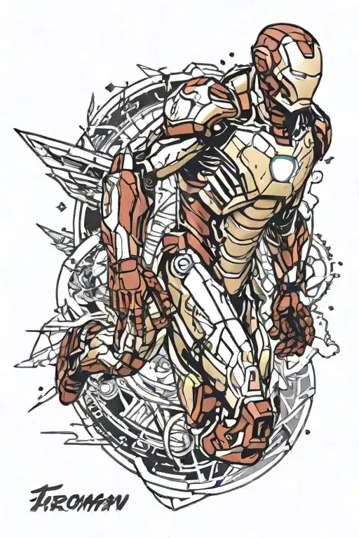 Ironman Triathlon tattoo design idea