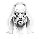 WWE undertaker sign tattoo design idea
