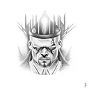 WWE undertaker sign tattoo design idea