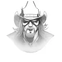 WWE undertaker sign tattoo design idea