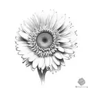 gerberas tattoo design idea
