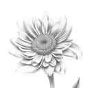 gerberas tattoo design idea