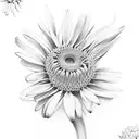 gerberas tattoo design idea