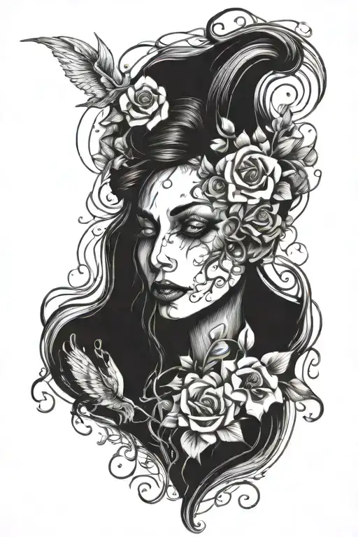 a lost soul looking for love tattoo design idea