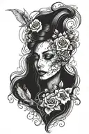 a lost soul looking for love tattoo design idea