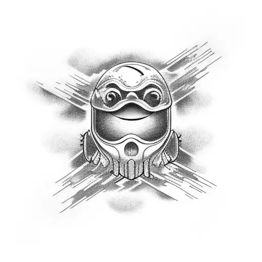 number 7 with clouds  tattoo design idea