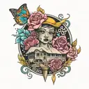 harlem new york city tattoo design idea