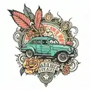 harlem new york city tattoo design idea