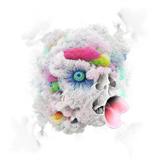 chaos in bloom tattoo design idea