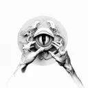 creation of Adam tattoo design idea