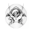 creation of Adam on left inside full arm tattoo design idea